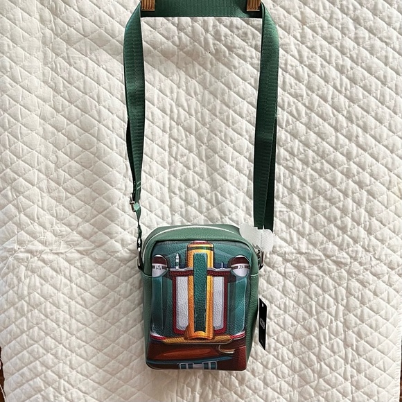 Star Wars Boba Fett Armor Crossbody Bag | Buckle-Down/Disney - Picture 15 of 15
